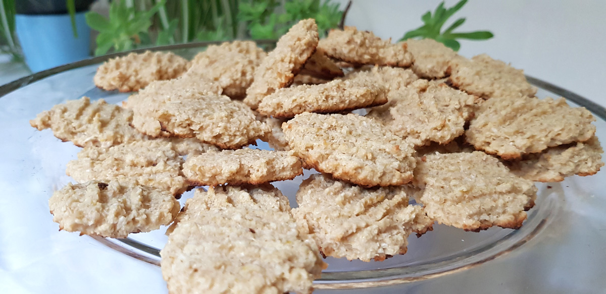 Oatmeal and coconut cookies 9